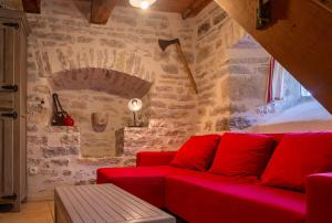 Posezení v ubytování Gîte Gîte La Bastide 2/4 personnes à Sauveterre