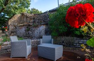Zahrada ubytování Gîte Gîte La Bastide 2/4 personnes à Sauveterre