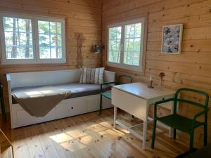 Vuode tai vuoteita majoituspaikassa Gistholmen