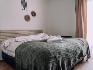 Postel nebo postele na pokoji v ubytování Das Luis
