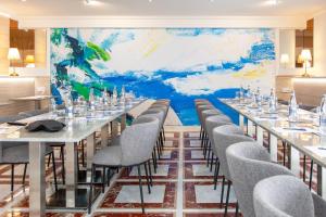 Ruang duduk di Hôtel Sedrez