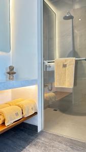Koupelna v ubytování Mantra Wellness Center