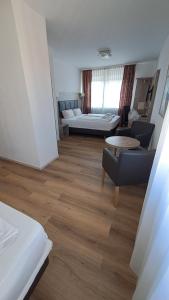 Postel nebo postele na pokoji v ubytování Hotel Central Hauptbahnhof