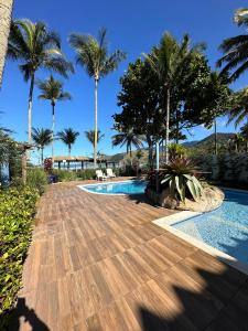 Kolam renang di atau dekat dengan Brisa do Mar Barê Praia Hotel - Praia de BAREQUEÇABA