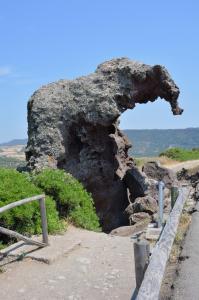 a large rock on the side of a road at Best Western Hotel Blumarea in Castelsardo
