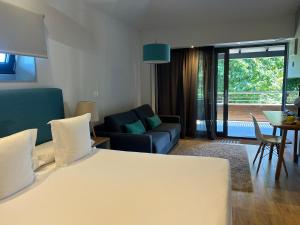 Postel nebo postele na pokoji v ubytování Casona de La Paca