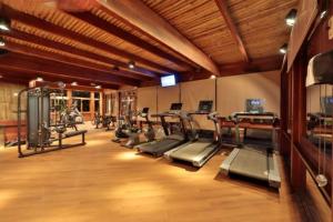 Fitness centrum a/nebo fitness zařízení v ubytování Anttunina Pousada e SPA