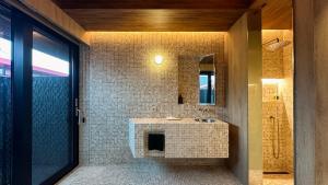 Koupelna v ubytování hotel ff + 23 fotografií