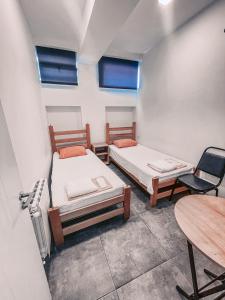 Uma cama ou camas num quarto em Best Builder