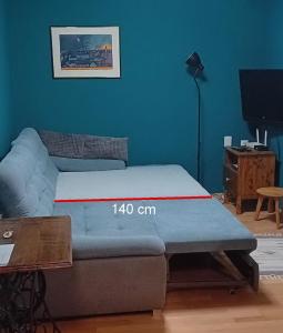 Posteľ alebo postele v izbe v ubytovaní Apartman TIN