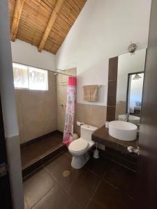 Ένα μπάνιο στο Casa Sabbia