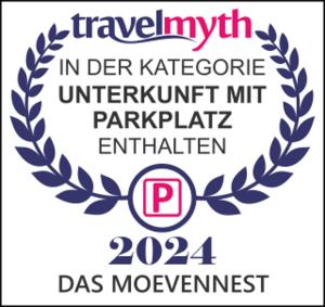 Certifikát, hodnocení, plakát nebo jiný dokument vystavený v ubytování Das Moevennest