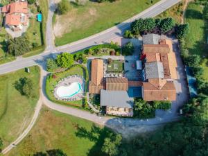 Letecký snímek ubytování Hotel Cortese