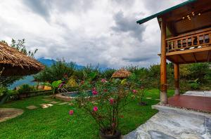 Zahrada ubytování Moc Home Sapa
