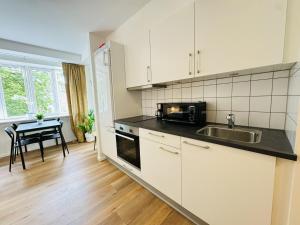 Η κουζίνα ή μικρή κουζίνα στο aday - Sunny Studio Apartment