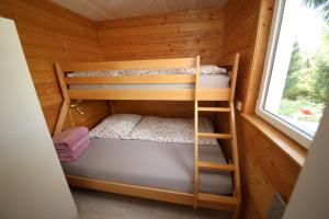 Postel nebo postele na pokoji v ubytování Ferienhaus Beerberg