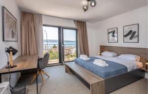 Giường trong phòng chung tại Apartman Anica +30 ảnh