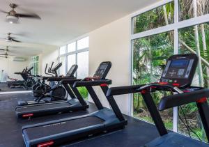 Fitness centrum a/nebo fitness zařízení v ubytování Coastal Paradise in South Akumal