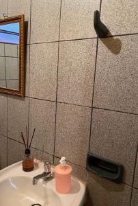 Koupelna v ubytování Casa em Lavras Novas