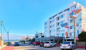 O edifício em que o hotel se localiza