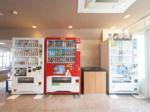 two vending machines in a store with drinks at Sun Hotel Kokubu - Vacation STAY 62412v in Kirishima