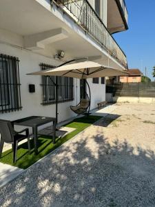 A balcony or terrace at B&B Aquino in Terrazza