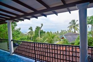 a view from the balcony of a villa at Sandun Villas in Unawatuna