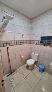 Koupelna v ubytování Hostel My House quartos perto do aeroporto de Guarulhos