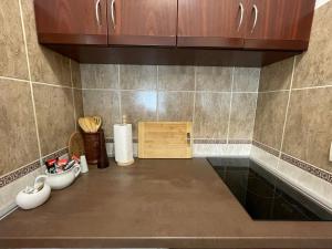 Kuchyň nebo kuchyňský kout v ubytování APARTMAN 62 - Besplatan Gradski Parking -
