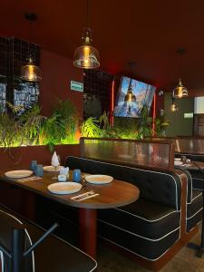Posezení v ubytování Hostal Morada