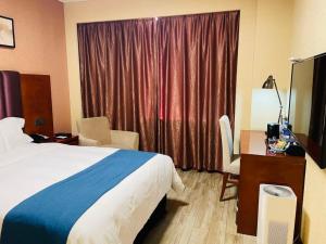 Voodi või voodid majutusasutuse Bestway Hotel Xi'an toas