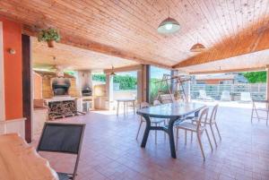 Гостиная зона в Villa con piscina al mare