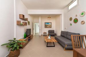 Posezení v ubytování Uva Nera House Oia