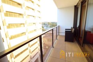 Balkón nebo terasa v ubytování Ruby Red, 1Bd 1Bth Apt - Woden CBD