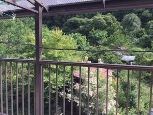 Balkon oz. terasa v nastanitvi 民宿松尾