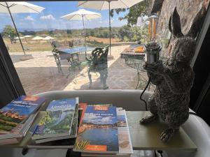 Posezení v ubytování Podere l'Alfina B&B - Bio Agriturismo
