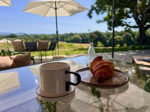 Možnosti snídaně pro hosty v ubytování Podere l'Alfina B&B - Bio Agriturismo