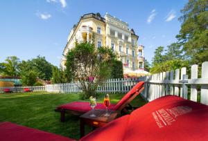 Vonkajšia záhrada v ubytovaní Imperial Spa & Kurhotel