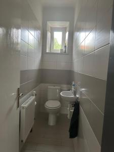 Koupelna v ubytování Apartmán Aneta Nové Město na Moravě + 12 fotografií