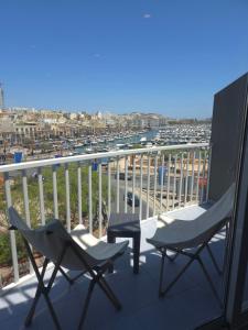 Balkón nebo terasa v ubytování The Msida View apartment