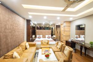 Posezení v ubytování Hotel Gold Souk - Karol Bagh