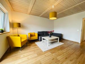 Posezení v ubytování Dill Apartment Pleinfeld am Brombachsee I