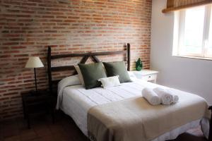 Postel nebo postele na pokoji v ubytování Apartamento Centeno