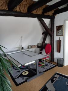 Stolní tenis v ubytování Loft Ziegelei nebo okolí