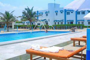 Bazén v ubytování Stella Maris Hotel nebo v jeho okolí