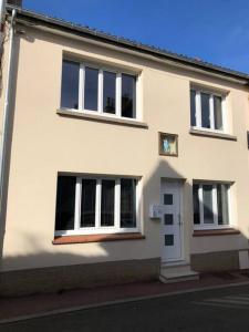 Bygningen som feriehuset ligger i