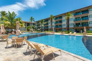 Πισίνα στο ή κοντά στο Flat vista mar no La Fleur Polinésia - Muro Alto - Porto de Galinhas +38 φωτογραφίες