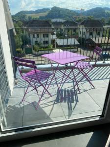 Nespecifikovaný výhled na hory nebo výhled na hory při pohledu z apartmánu