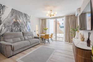 Χώρος καθιστικού στο Oceanview Luxury Apartment Costa Adeje