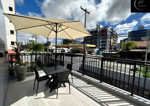 Ein Balkon oder eine Terrasse in der Unterkunft LM Get One